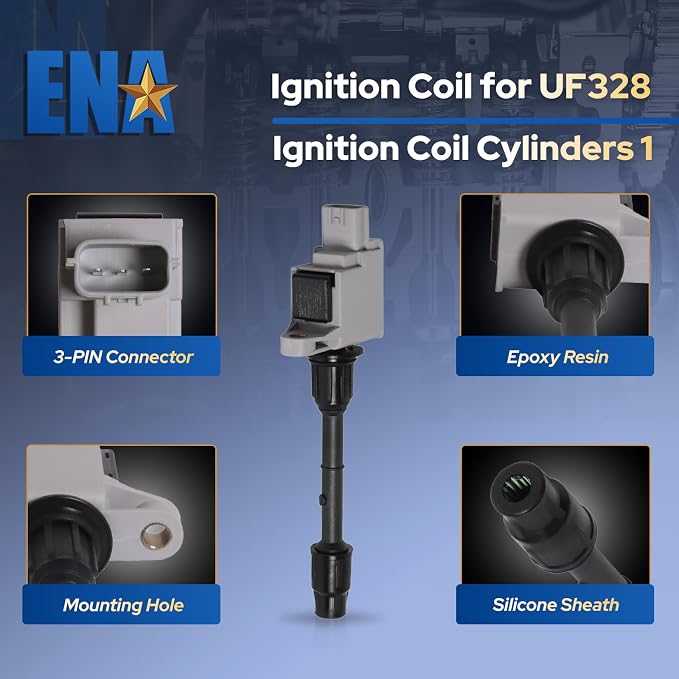ENA Set of 6 Ignition Coil Pack 2000 2001 3.3 3.5 Compatible - Image 3