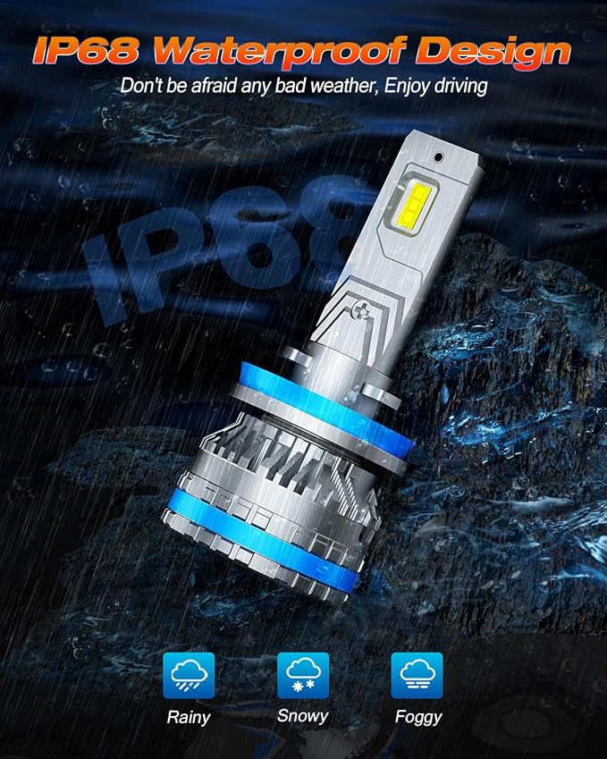 FAHREN H11 9005 Fog Light Bulb Combos, 240W 10, 0000LM Lighting Bulb - Image 7
