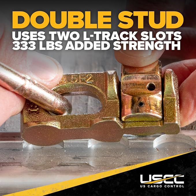 US Cargo Control Double Stud L Track Fitting - Image 4