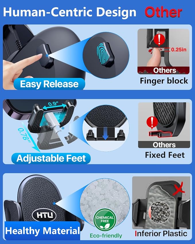 HTU 【Military-Grade Suction】 2025 Cell Phone Holder - Image 7
