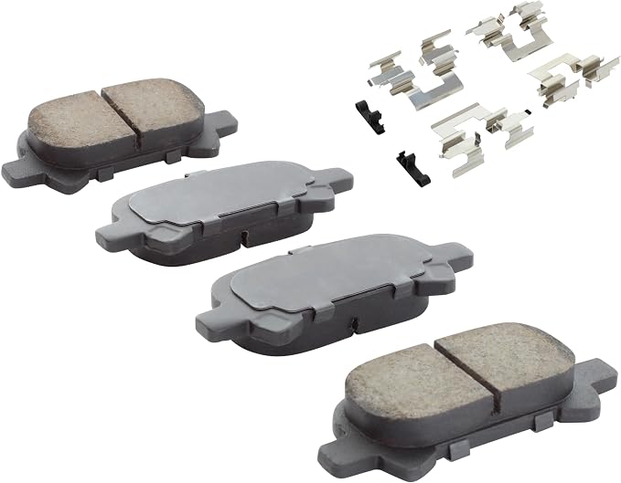 Premium Ceramic Rear Brake Pads Compatible - Image 2