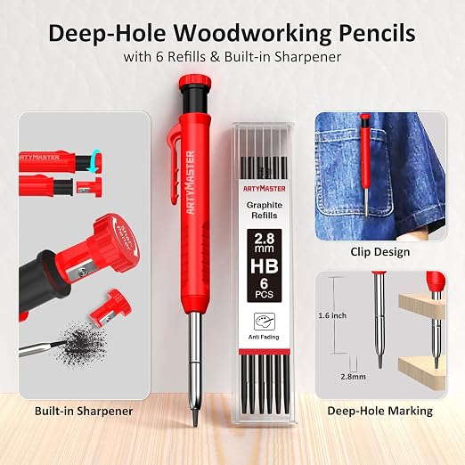 8 inch 3D Multi-Angle Measuring Square Ruler, WT103C High Precision Hole - Image 7