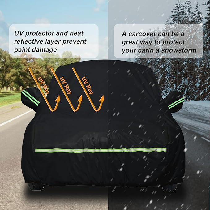 Waterproof Car Covers for 2007-2023 Chevrolet Tahoe/Cadillac Escalade/GMC Yukon - Image 5