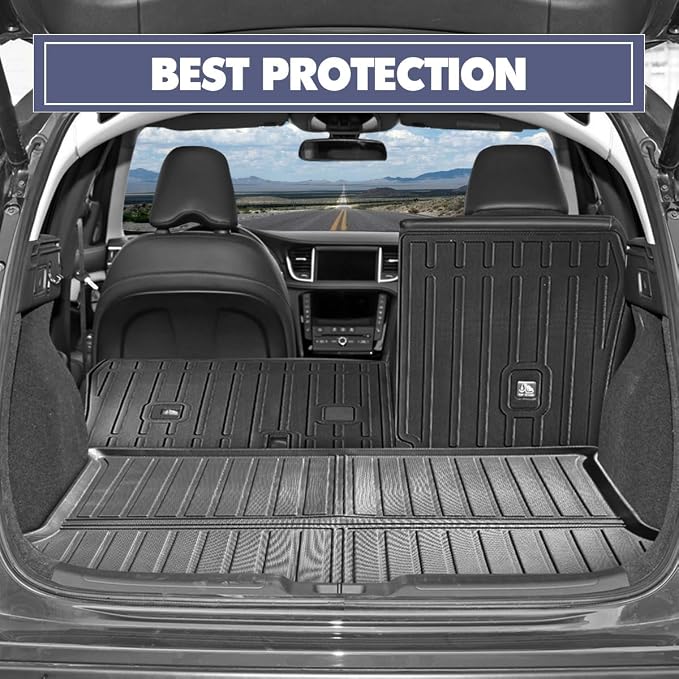 Floor Mats Fit for 2019-2025 Infiniti QX50 Floor Liner Cargo Mats，All-Weather - Image 5