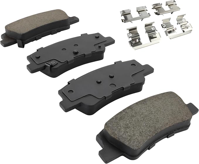 Premium Ceramic Rear Brake Pads Compatible - Image 2