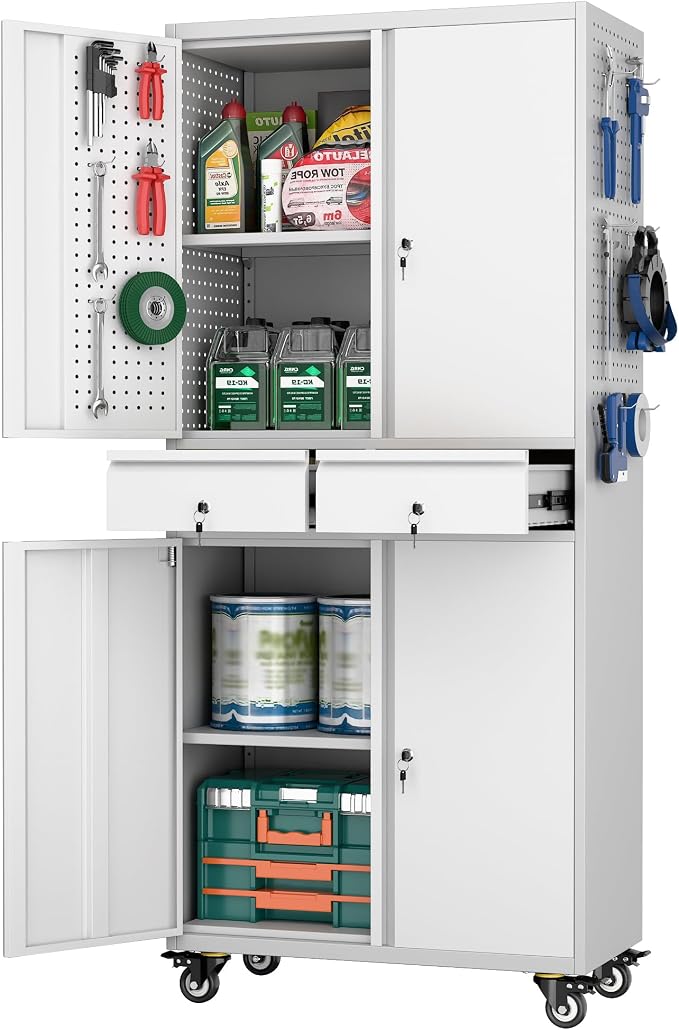 Metal Garage Storage Cabinet - Image 9