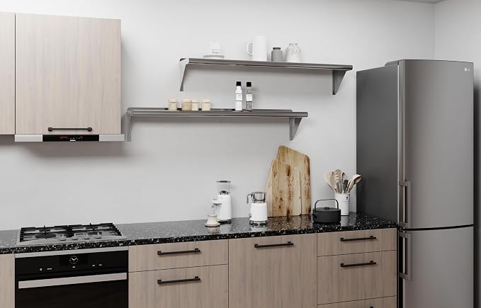 AmGood 48" Long X 10" Deep Stainless Steel Wall Shelf | NSF Certified | - Image 7