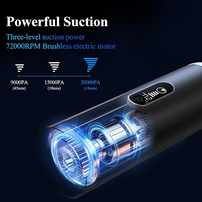 Car Vacuum Portable Cordless - Image 2
