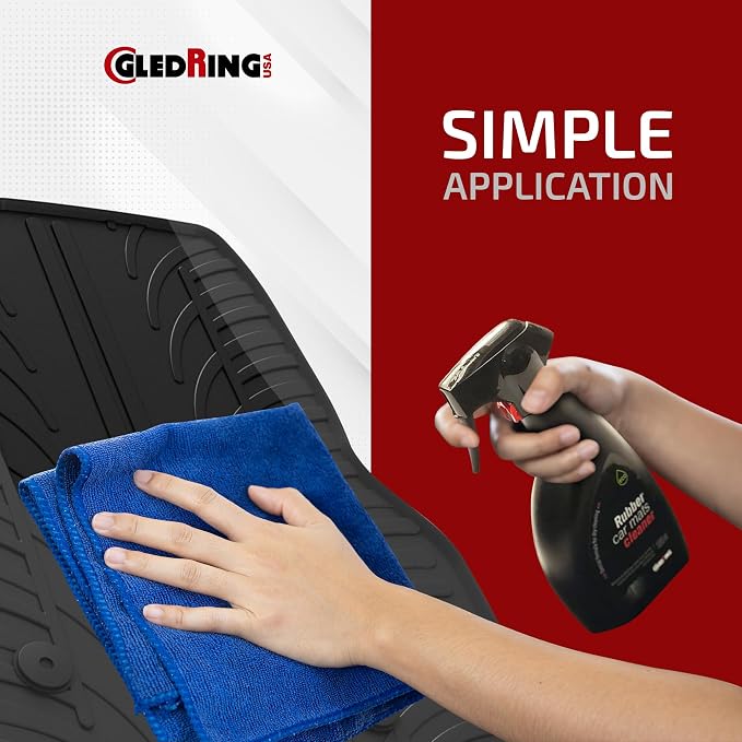 Gledring Rubber Car Mats Dry Wash Cleaner - Image 3