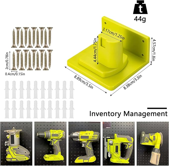 20 Pack Tool Holder Wall Mount Portable Compatible - Image 2