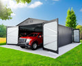 20 x 13 FT Outdoor Storage Shed, Metal Garage Shed by ANTSKU