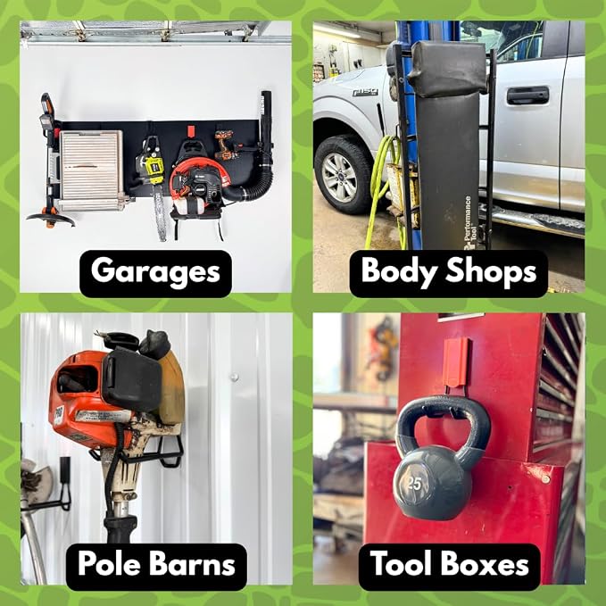 GATOR MAGNETICS Open Storage Hook: 4-Pack, The Ultimate Workshop & Garage - Image 3