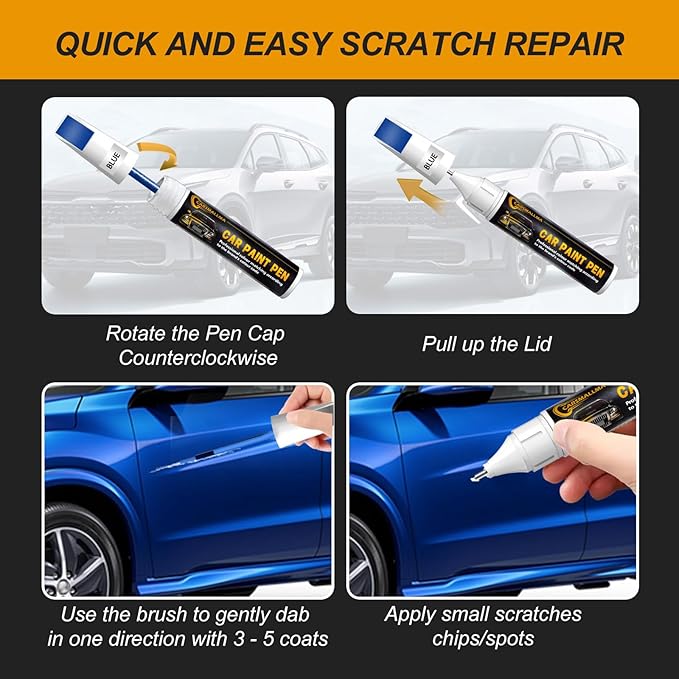LD5K/L9 Lapiz Blue Metallic Car Touch Up Paint - Image 7