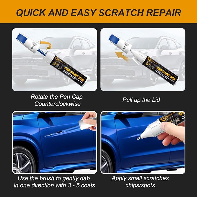 L0G3/6L Aurora Red Metallic Car Touch Up Paint - Image 7