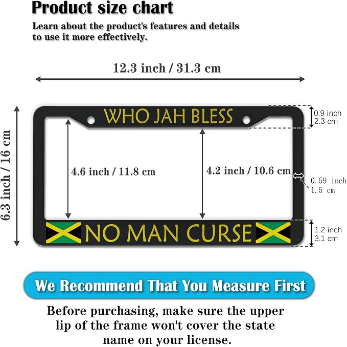 License Plate Holder Black - Image 2