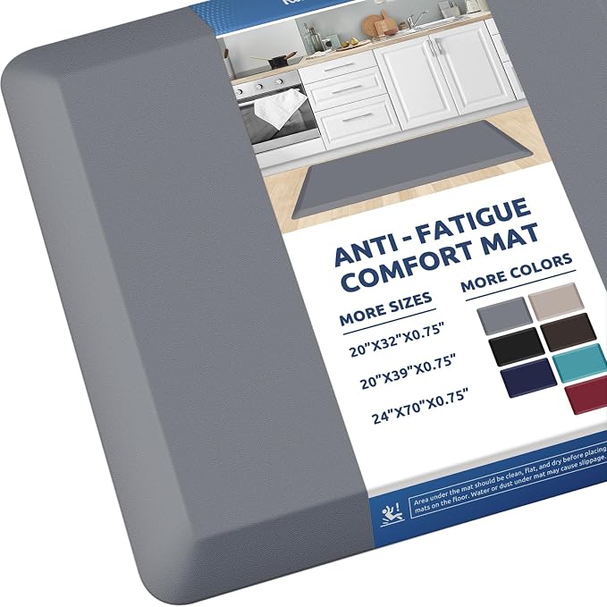 KitchenClouds Kitchen Mat Cushioned Anti Fatigue Rug 20"x39" Waterproof by KitchenClouds