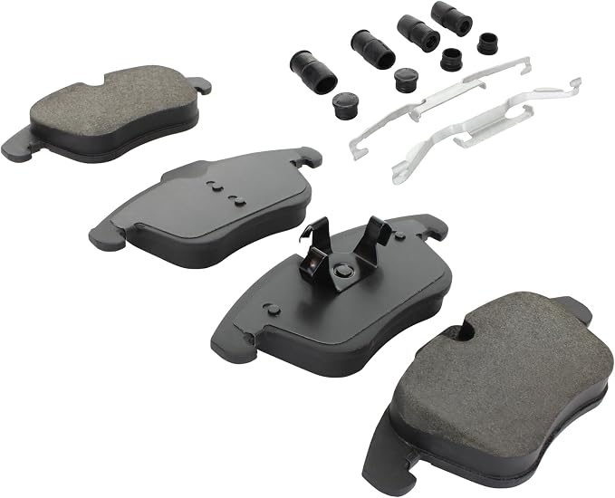 Premium Semi-Metallic Front Brake Pads Compatible - Image 2