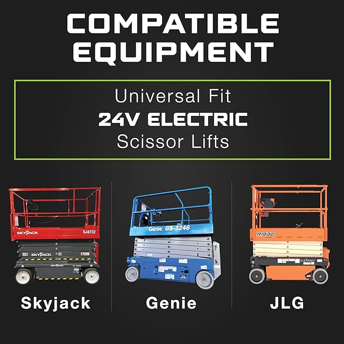 FORM 24 Volt Battery Charger for Genie Skyjack, JLG Scissor Lift, Electric - Image 3
