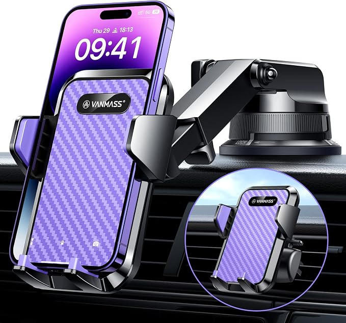 VANMASS Cell Phone Mount Car DashWindow Vent Desk Fit by VANMASS