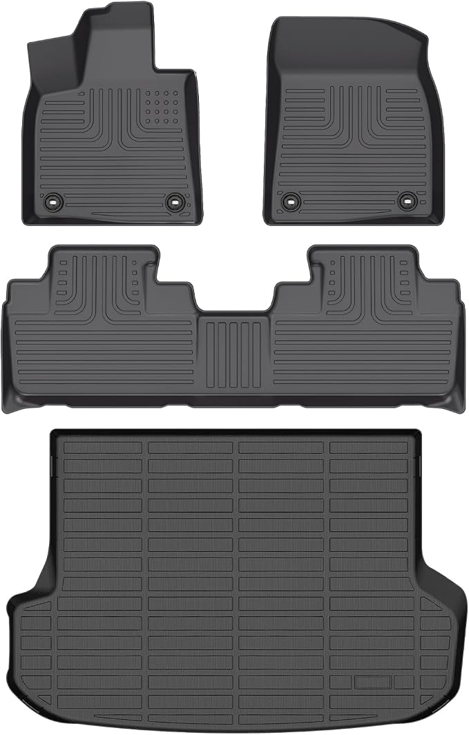Wayhigh-All Weather Floor Mats and Cargo Mat Set Fit by Wayhigh