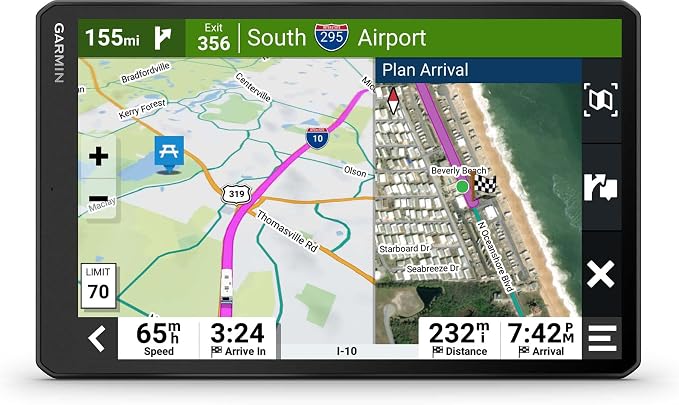 Garmin RV 1095, Extra-Large, Easy-to-Read 10” GPS RV Navigator, Custom RV by Garmin