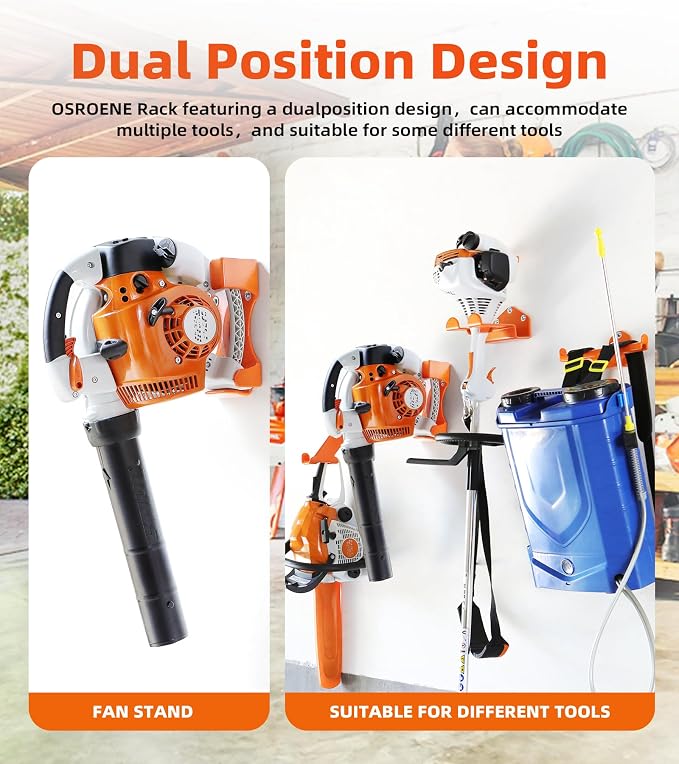 Leaf Blower Hanger, 1 Pack Upgrade Handheld Blower Rack - Image 5