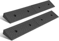 DNA MOTORING 2pcs 2" Rise Rubber Curb Ramp Heavy Duty Loading Driveway Ramp by DNAMOTORING