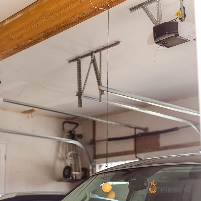 2-Pack Garage Parking Aid Tennis Ball on a String - Image 5