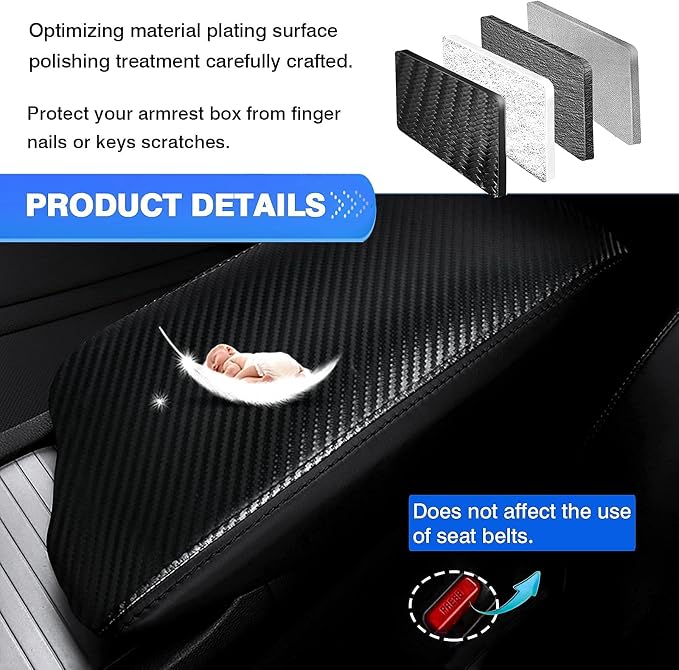 Autorder Center Console Cover for Hyundai Sonata 2020 2021 2022 2023 - Image 4