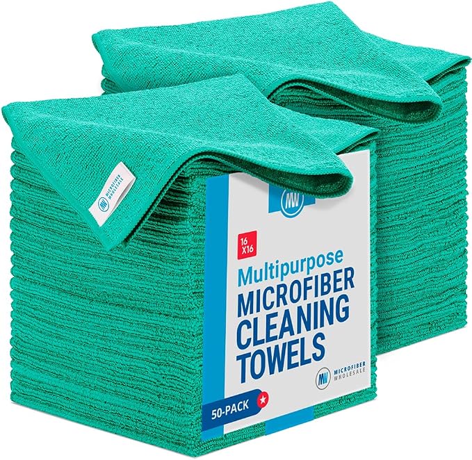 16" x 16" All Purpose Microfiber Towels by MicrofiberWholesale