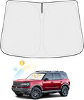 Windshield Sun Shade for Ford Bronco Sport 2021-2025 2026 Thicken 6-Layer by Canvcle