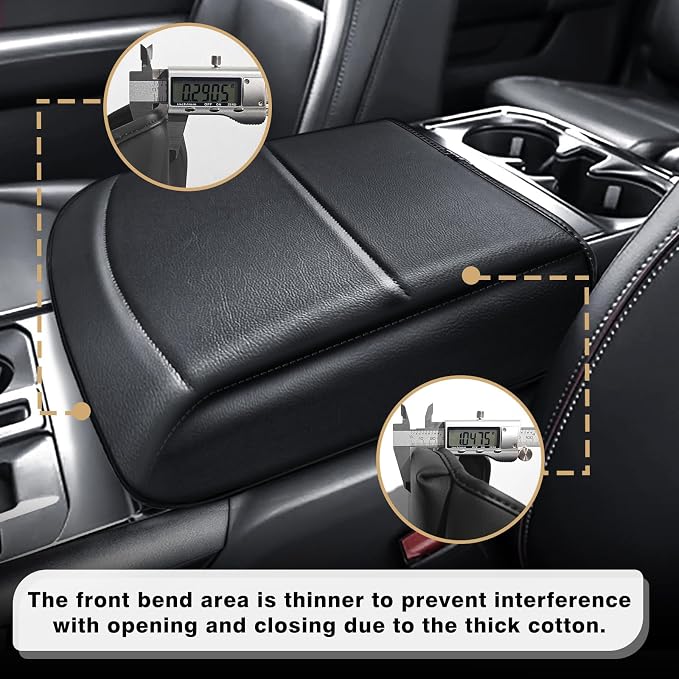 Muslogy Center Console Armrest Cover Compatible - Image 5