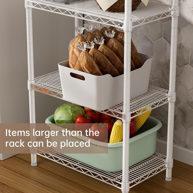 SINGAYE 5 Small Wire Shelves Kitchen Pantry Close Home Organizers and Storage - Image 8