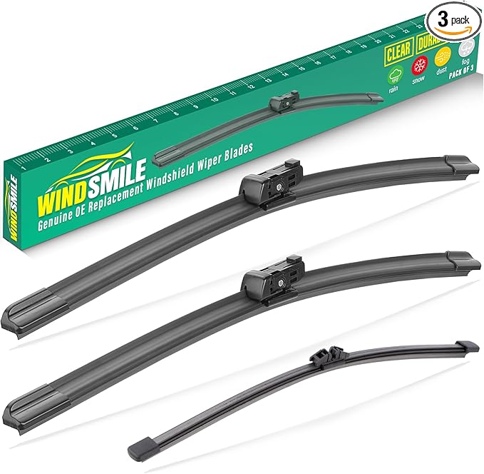 22" 20" 9" Windshield Wiper Blades Replacement by WINDSMILE