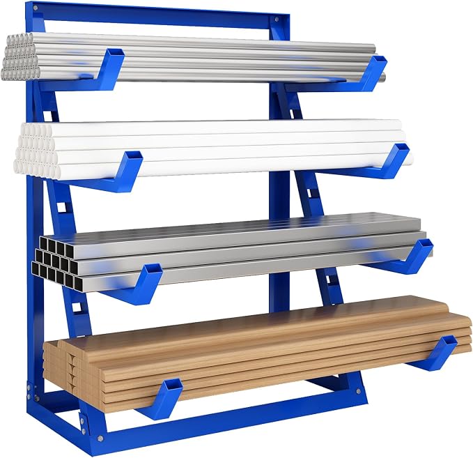 Heavy Duty Steel Horizontal Storage Rack by Hymula