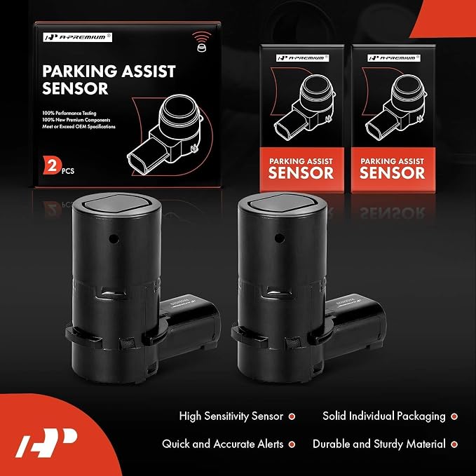 A-Premium 2-PC Rear Reverse Backup Parking Assist Sensor Compatible - Image 3
