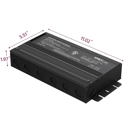 EMITEVER Dimmable Led Driver, 600W AC 110V-277V to DC 24V Transformer, 5-in-1 - Image 3