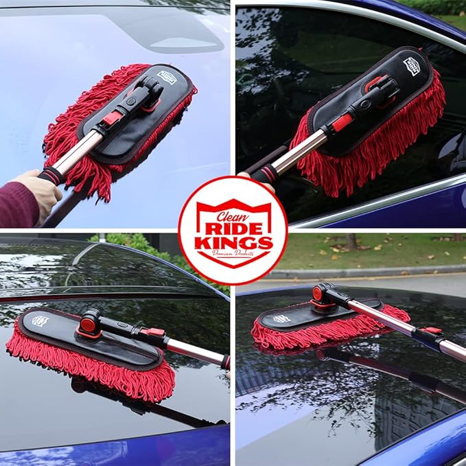 Car Duster Exterior Scratch Free, Car Dusters Extendable Handle Cleaning - Image 6