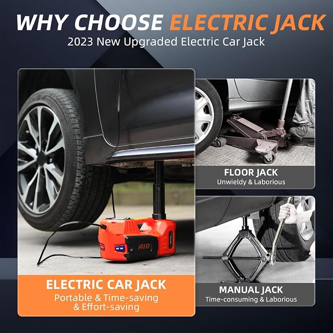 STANDTALL Electric Car Jack Kit 5 Ton 12V Hydraulic Jack Floor Jack - Image 7