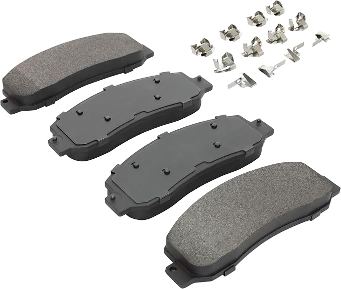 Premium Semi-Metallic Front Brake Pads Compatible - Image 2