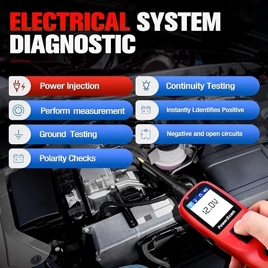 Autel PowerScan PS100 Power Circuit Probe Kit - 12V 24V Car Circuit System - Image 4