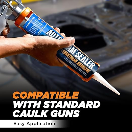 Professional Automotive Seam Sealer, Paintable Quick-Set Polyurethane Auto Body - Image 5
