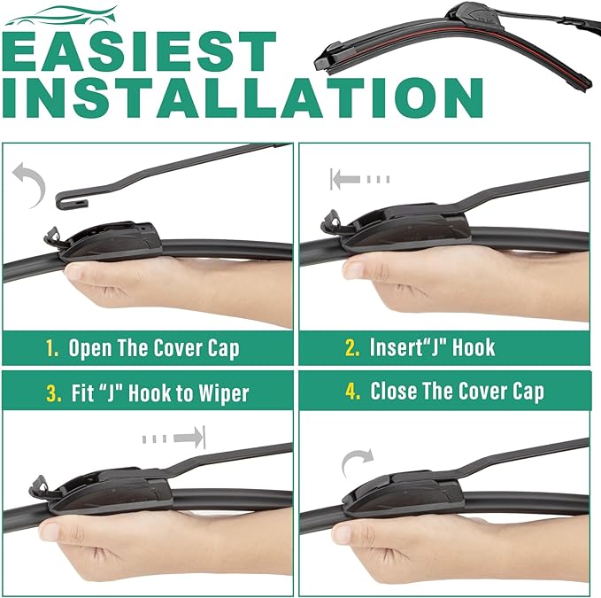 26" 17" 12" Windshield Wiper Blades Replacement - Image 7