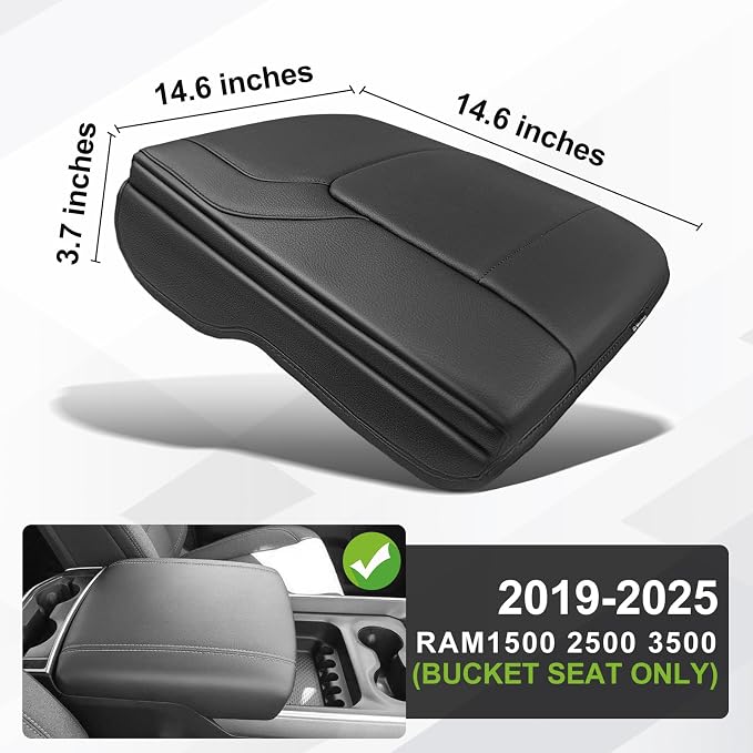 Muslogy Center Console Armrest Cover Compatible - Image 2