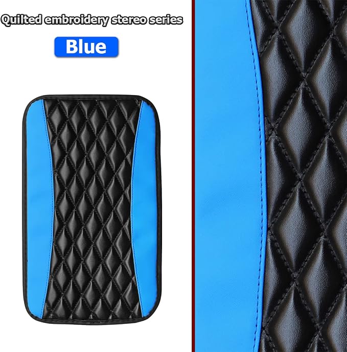Car Center Console Cushion Pad, Universal Leather Waterproof Armrest Seat Box - Image 3