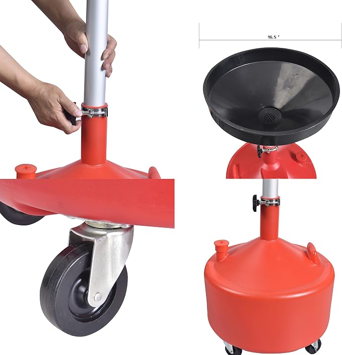 PONO 8 Gallon Portable Upright Oil Drain | Easily Recycle Automotive Waste - Image 5