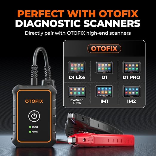 OTOFIX Car Battery Tester BT1 Lite, 6V 12V 100-2000 CCA Car Battery Analyzer - Image 8