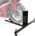 ECOTRIC Motorcycle Wheel Chock Stand Upright 1800lb Capacity, Adjustable by ECOTRIC
