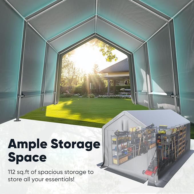 Quictent Heavy Duty 10x15FT Carport Shelter - Image 3