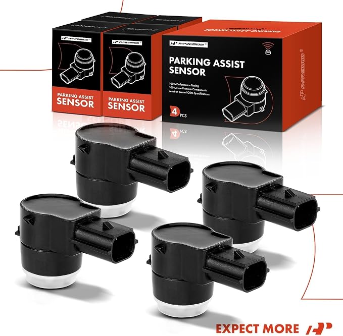 A-Premium 4-PC Reverse Backup Parking Aid Assist Sensor Compatible - Image 9